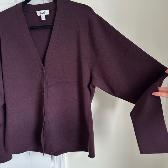COS Waisted Wool Cardigan - Picture 4 of 9